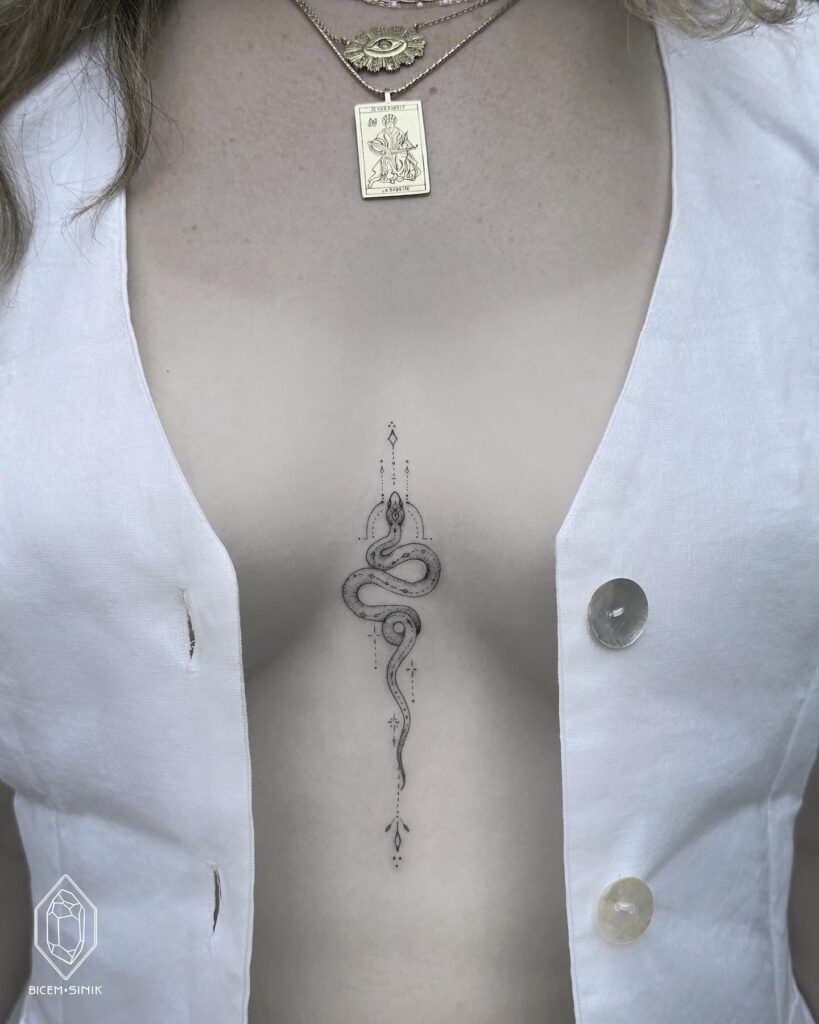Bicem Sinik tatouage minimaliste fine line – tatouage 4