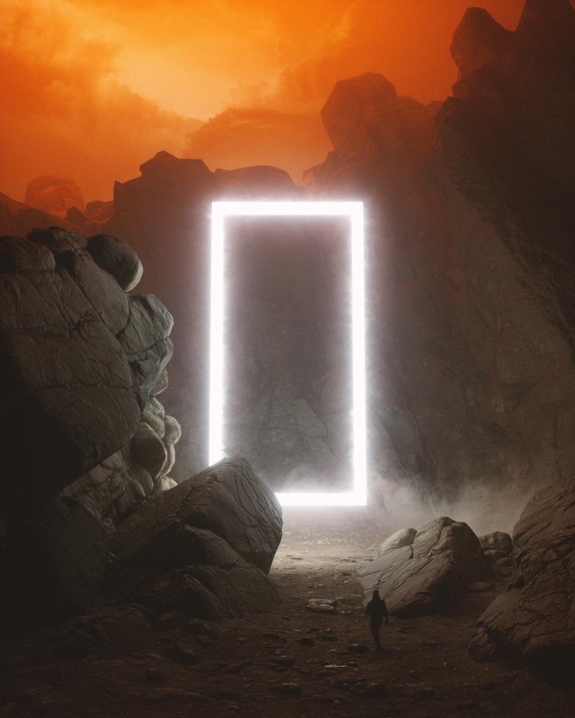 Porte lumière Science-Fiction