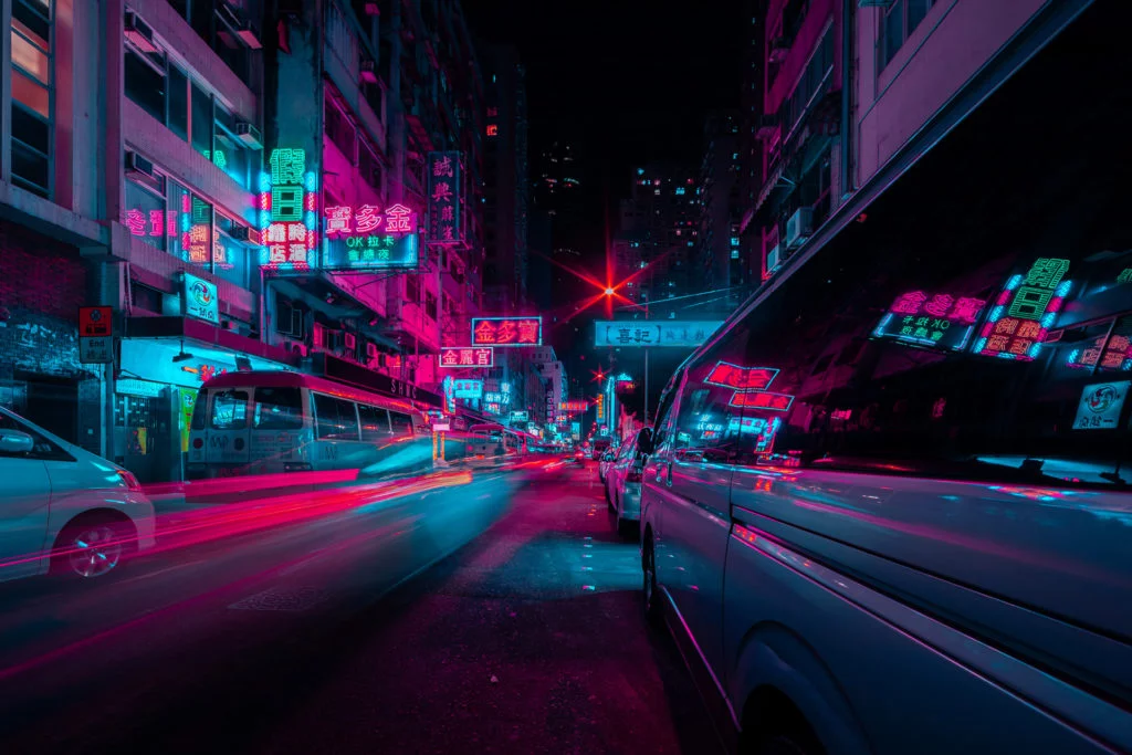 Xavier Portela villes néon