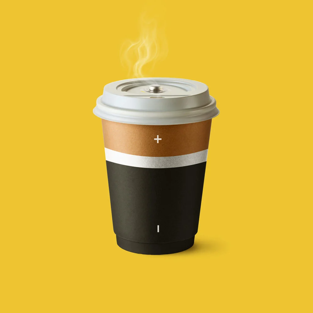 Montages photos d'une tasse de café pile par 360Brain