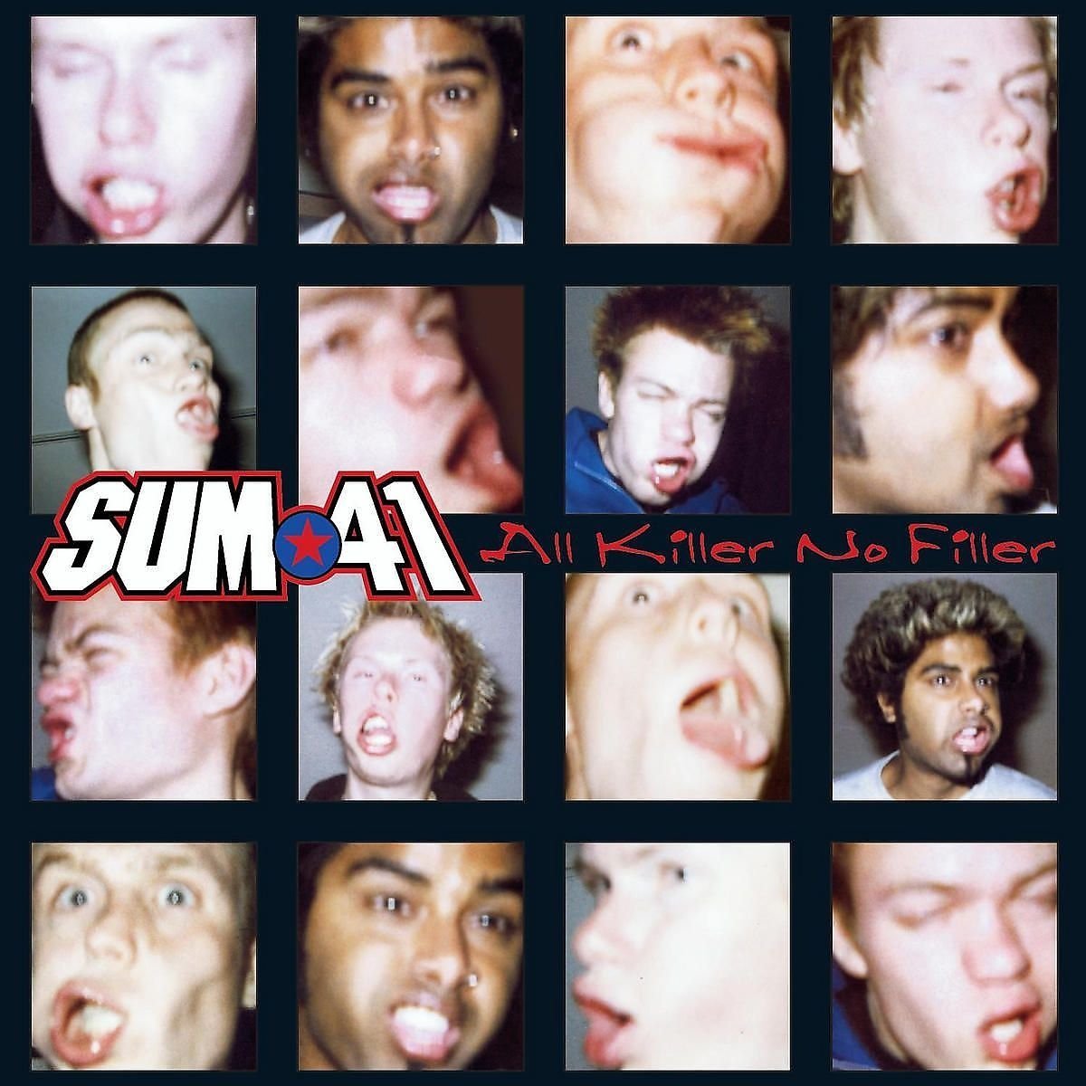 Pochette de l’album All Killer No Filler de Sum 41, sorti en 2001
