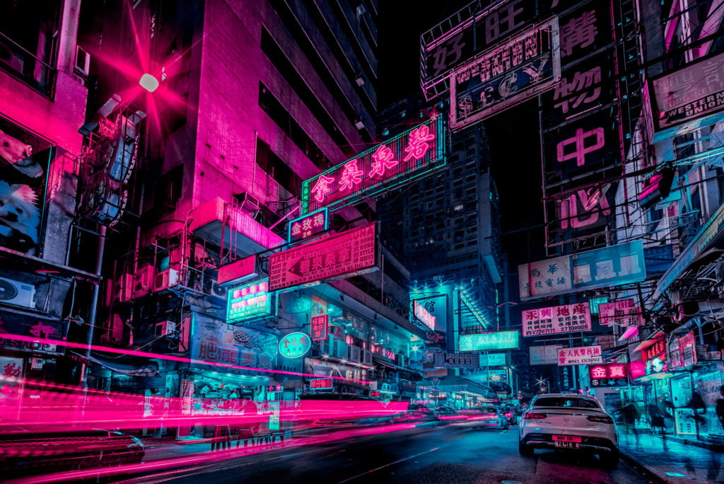 Xavier Portela Hong Kong photos néon