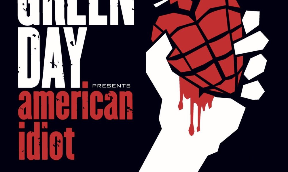 Pochette de l’album American Idiot de Green Day, sorti en 2004
