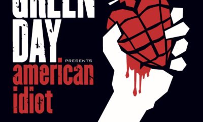 Pochette de l’album American Idiot de Green Day, sorti en 2004