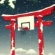 Le Japon féodal et le basket-ball réunis dans les oeuvres de Andrew Archer