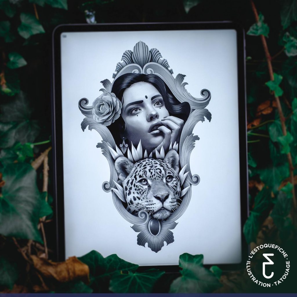 L'estoquefiche guepard femme