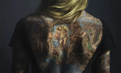 La peinture a même la peau par Agnieszka Nienartowicz