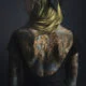La peinture a même la peau par Agnieszka Nienartowicz