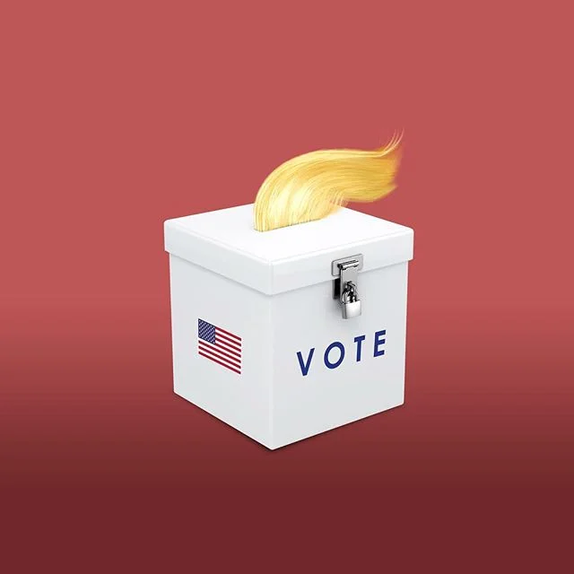 #vote #trump #politics #usa #us #america #art #box #wahl #urne #ballotbox #digitalart #digitalcollage #collage Mr. Twiice