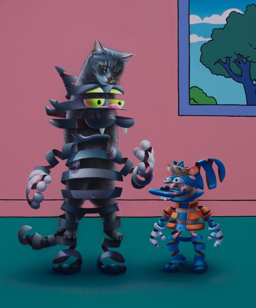 Itchy Scratchy Simpsons art