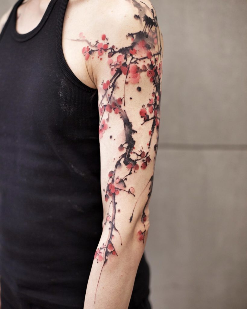 Chen Jie tatoo