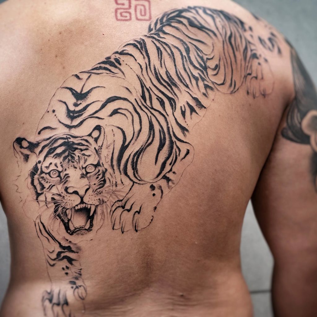 tiger tatoo chinese