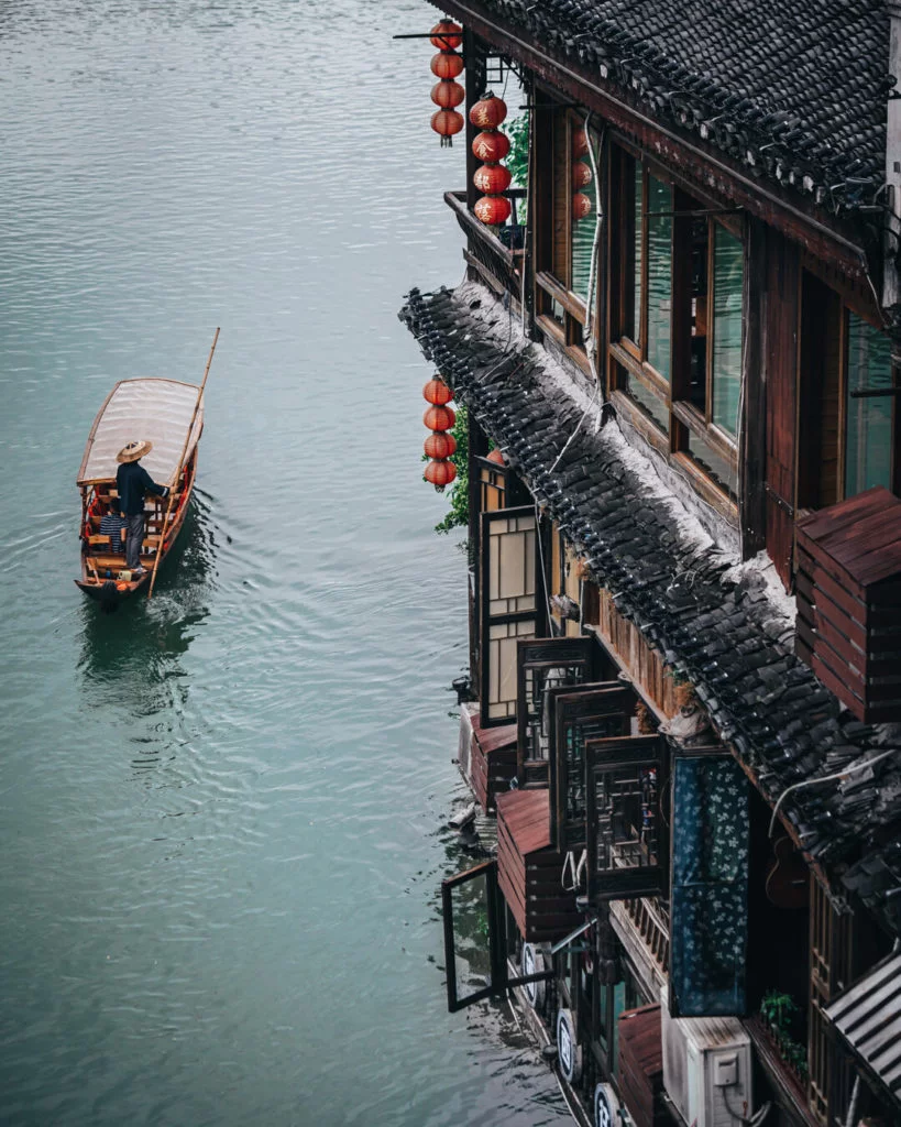 photo pirogue en chine