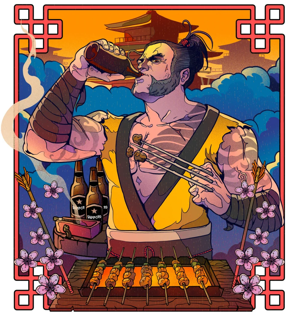 Les illustrations de Tavo Santiago pour la marque Koioki