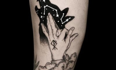 Les tatouages noir et blanc de Nik Square