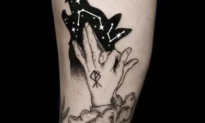 Les tatouages noir et blanc de Nik Square