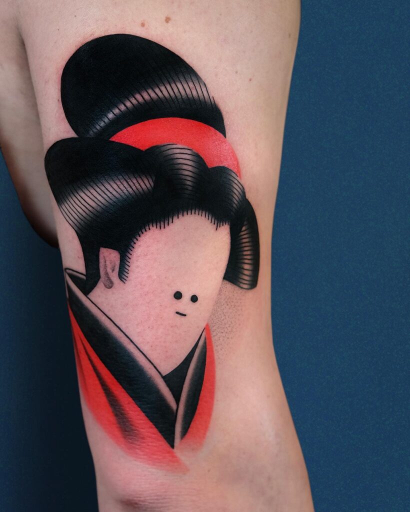 tatouage geisha