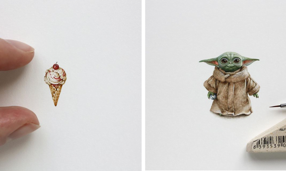 Les peintures miniatures de Julia Las