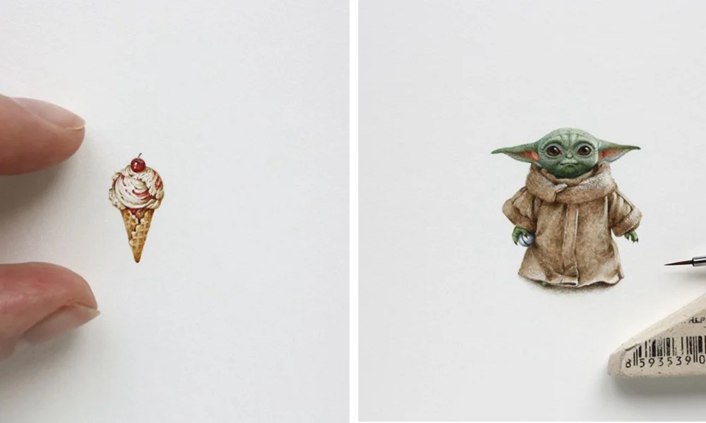 Les peintures miniatures de Julia Las