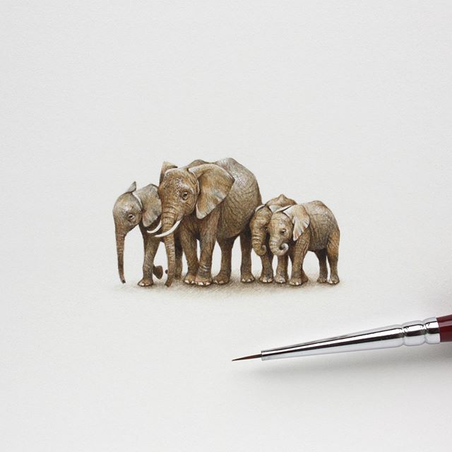 Les peintures miniatures de Julia Las