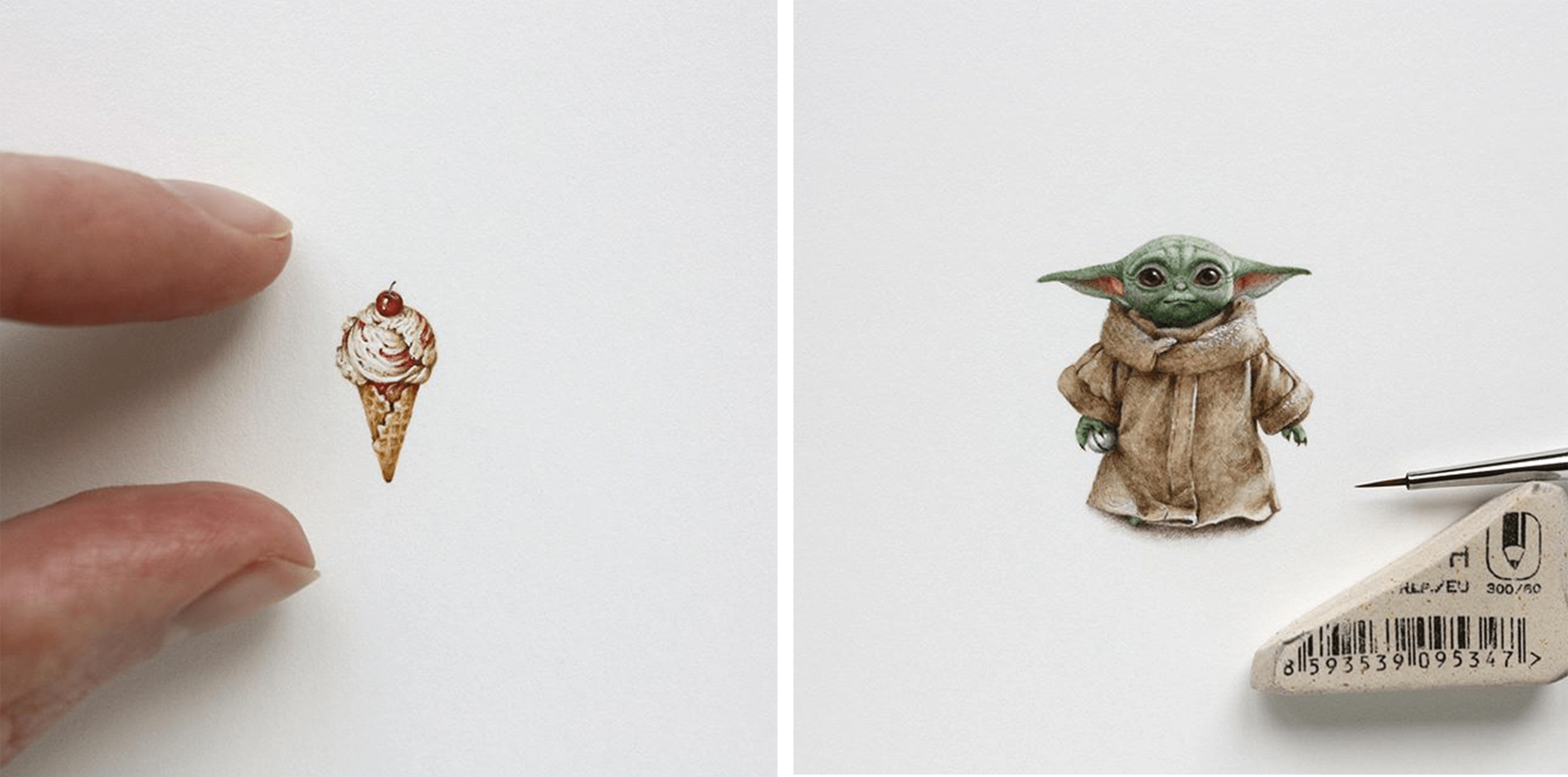 Les peintures miniatures de Julia Las