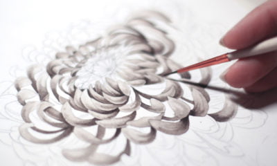 Les illustrations fleuries de Lena Limkina