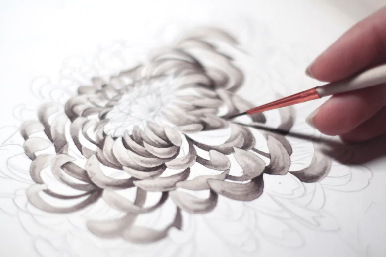 Les illustrations fleuries de Lena Limkina