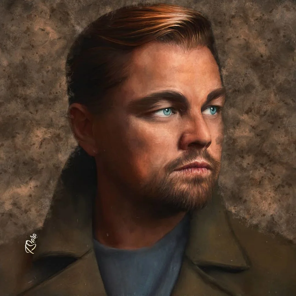 Les peintures digitales de Tolgahan Sara Leonardo di Caprio