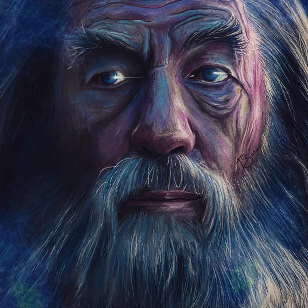 Les peintures digitales de Tolgahan Sara gandalf
