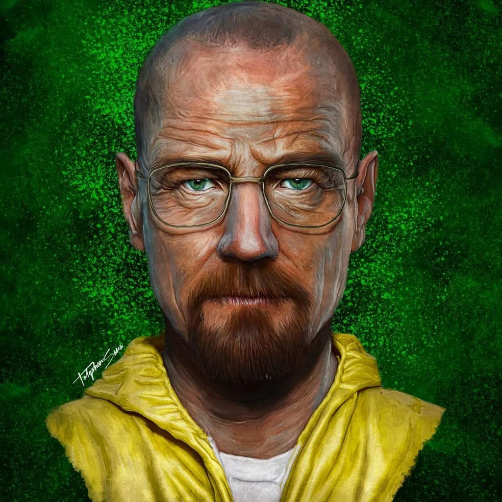 Les peintures digitales de Tolgahan Sara Breaking Bad