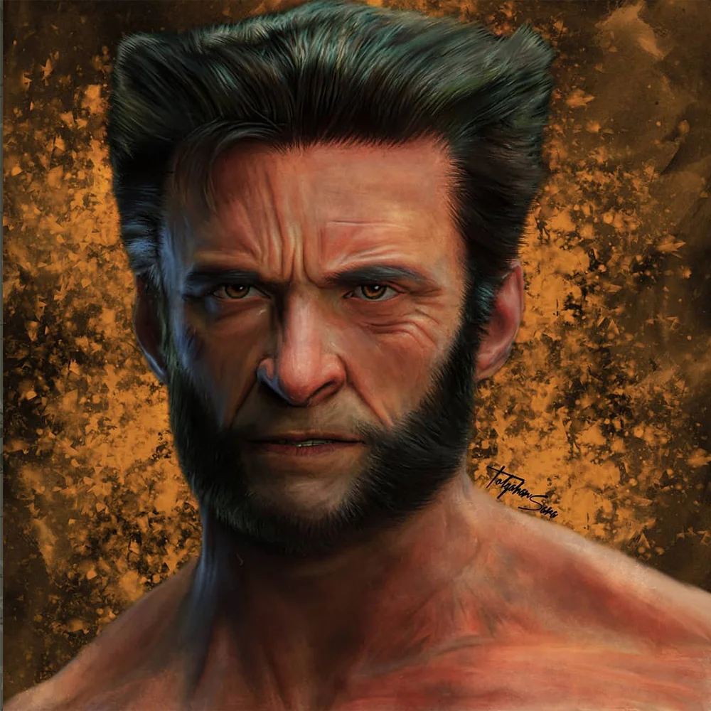 Les peintures digitales de Tolgahan Sara hugh jackman