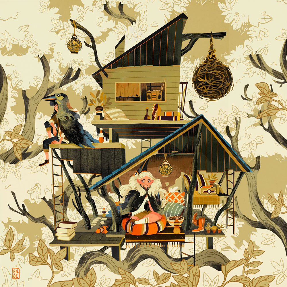Les illustrations poétiques de Natalie Dombois
