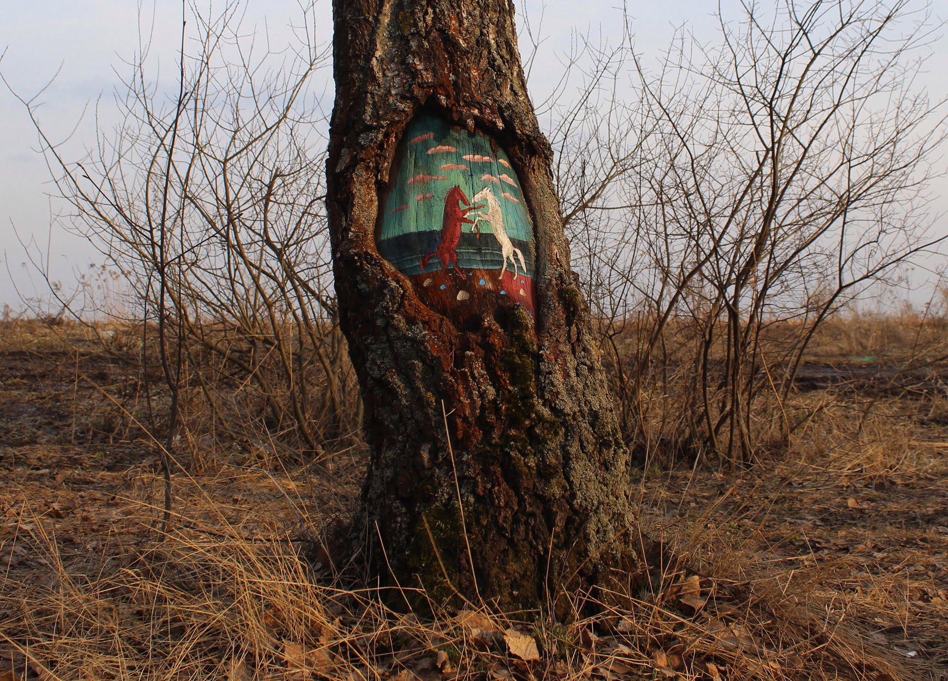 Les arbres peints de Dudnikova Eugeniya