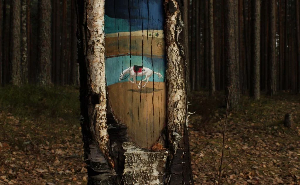 Les arbres peints de Dudnikova Eugeniya