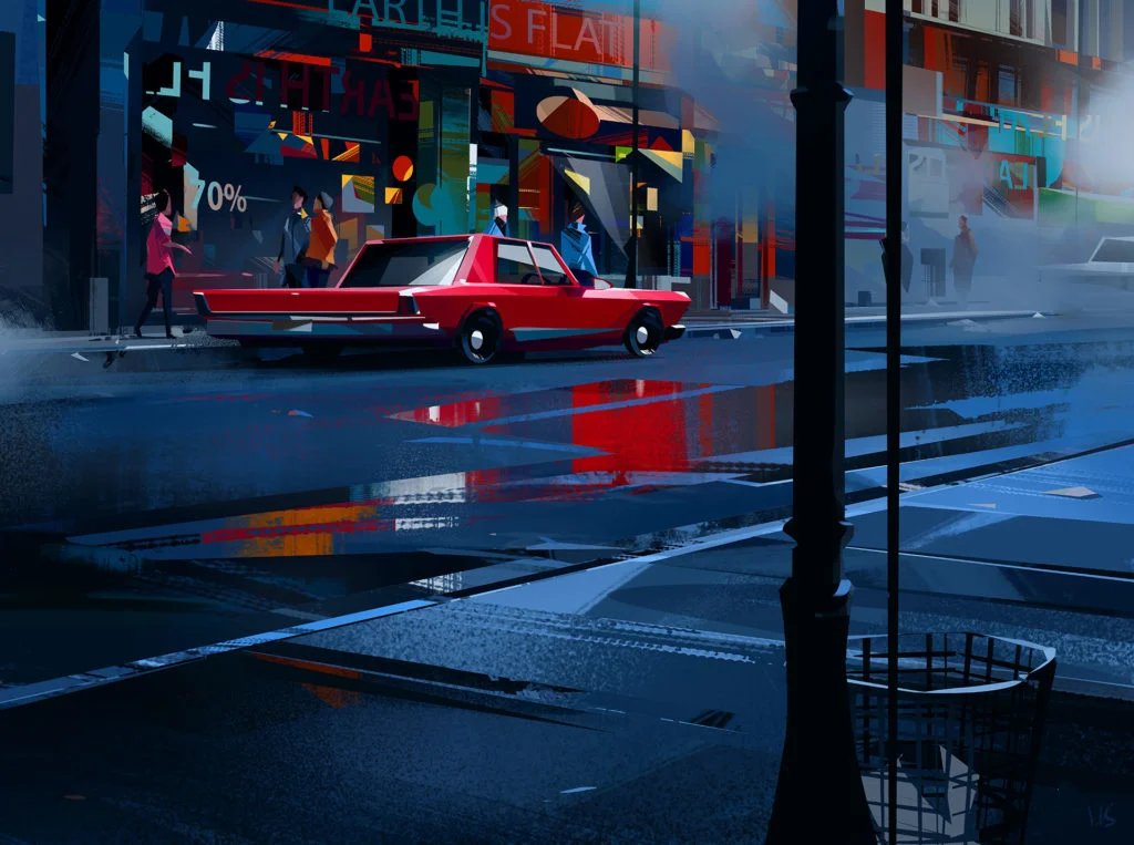 Les illustrations dynamiques de Michal Sawtyruk
