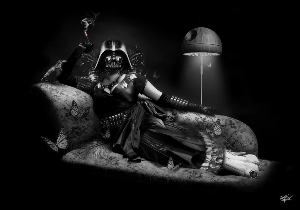 Les illustrations Fantasmagorique de Obery Nicolas - dark vador