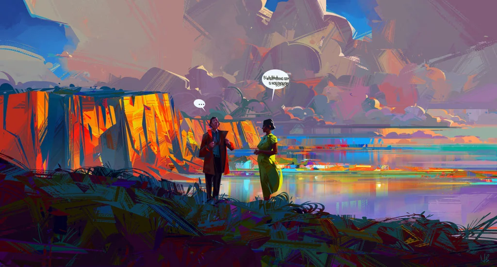 Les illustrations dynamiques de Michal Sawtyruk