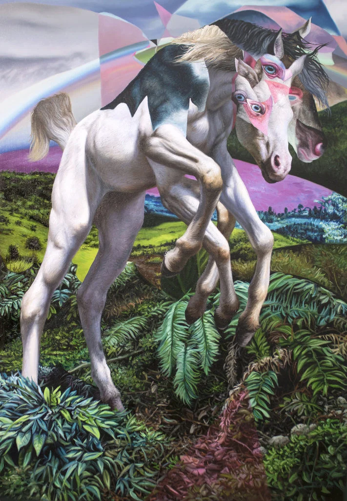 Foal – Angela Gram peinture animal hybride