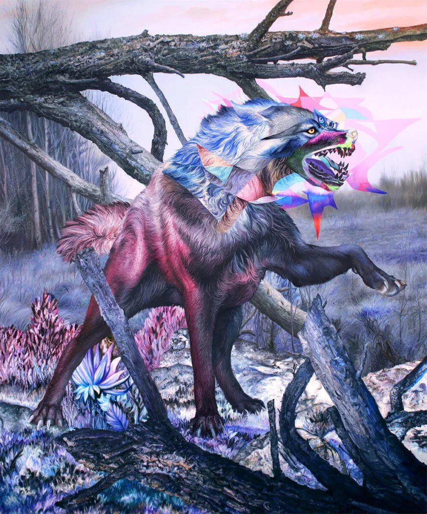 Wanderer – Angela Gram peinture animal hybride