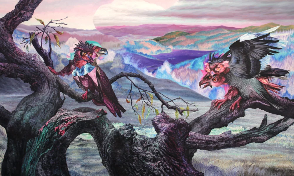 Ultraviolet – Angela Gram peinture animal hybride