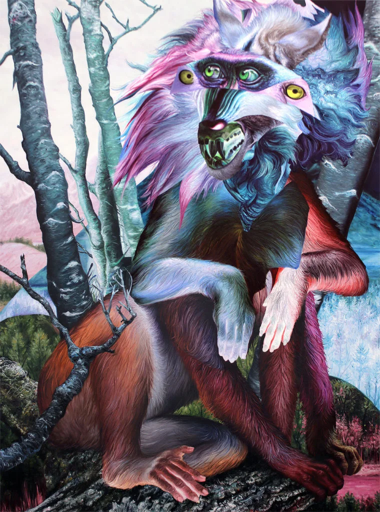 Sentinel – Angela Gram peinture animal hybride