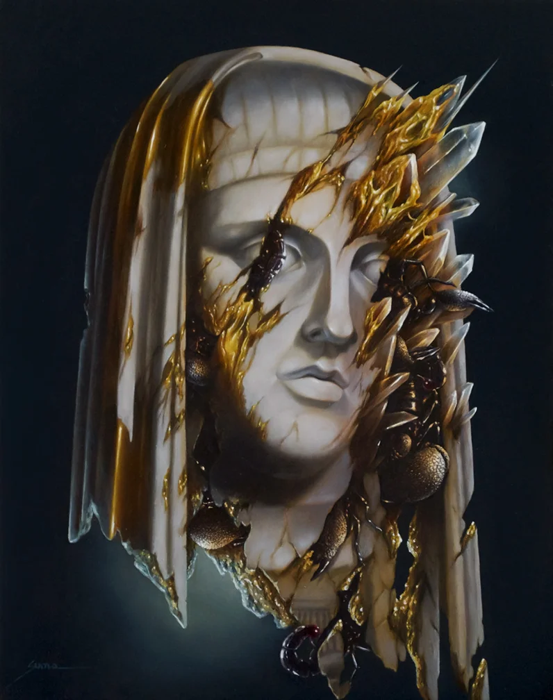 Isis – Bennett Slater peinture classique futuriste