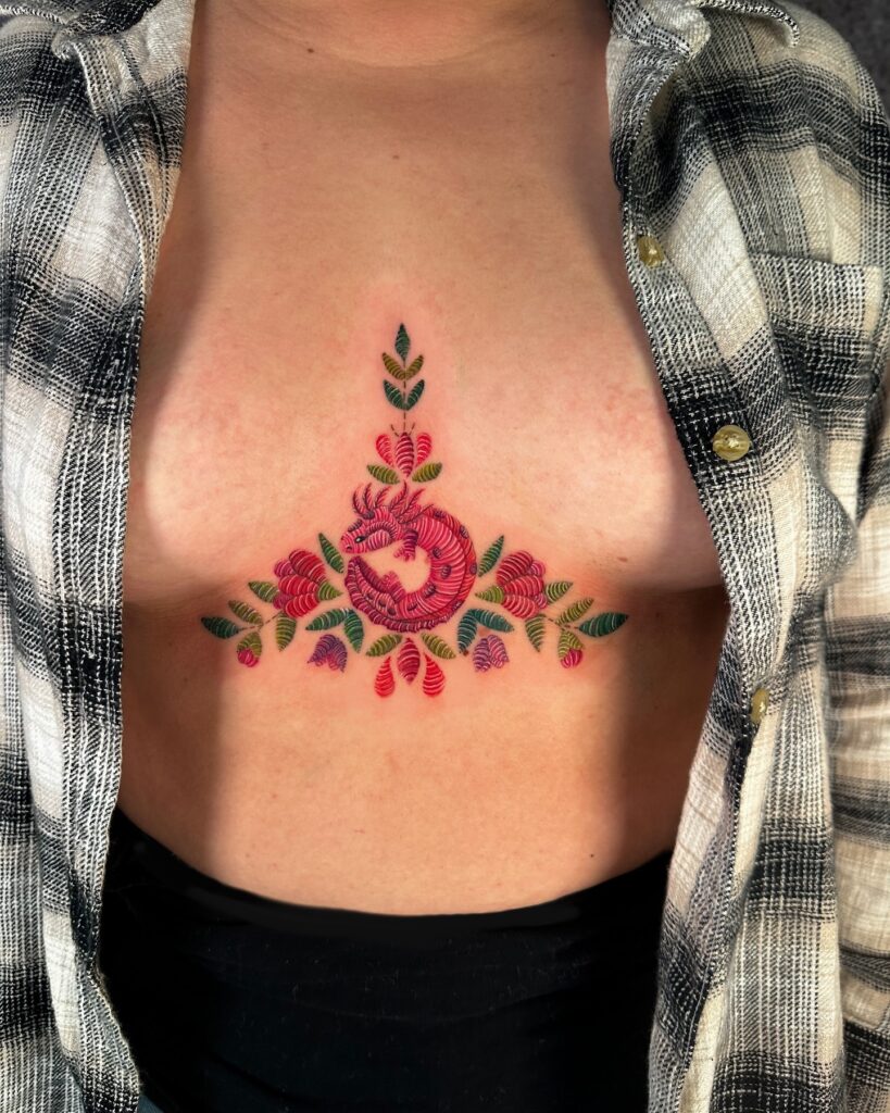 tatouage broderie