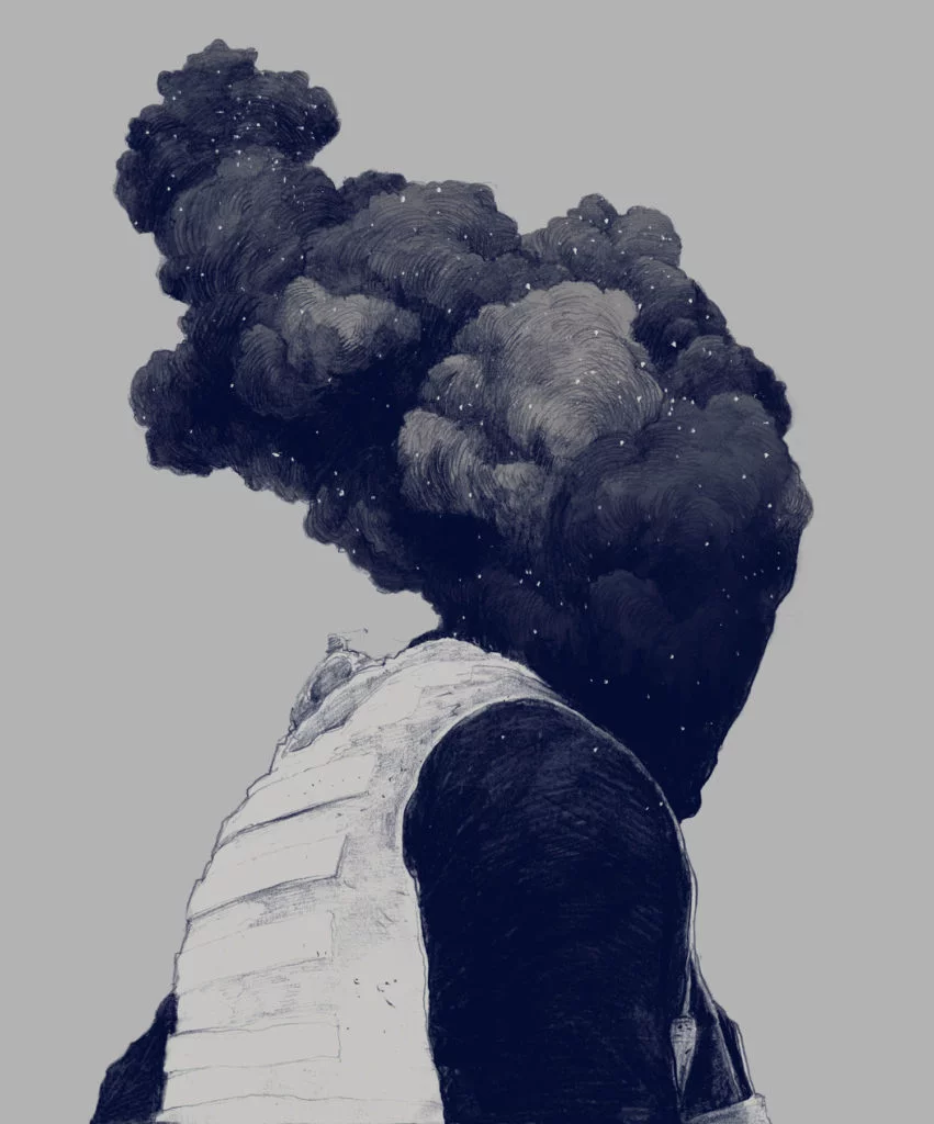 Les illustrations saisissantes par Simon Prades
