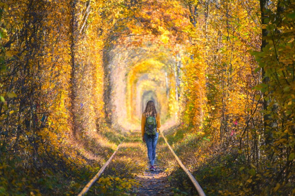 Le Tunnel of Love en Ukraine photographie