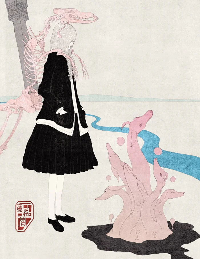 Les captivantes illustrations par Kotaro Chiba