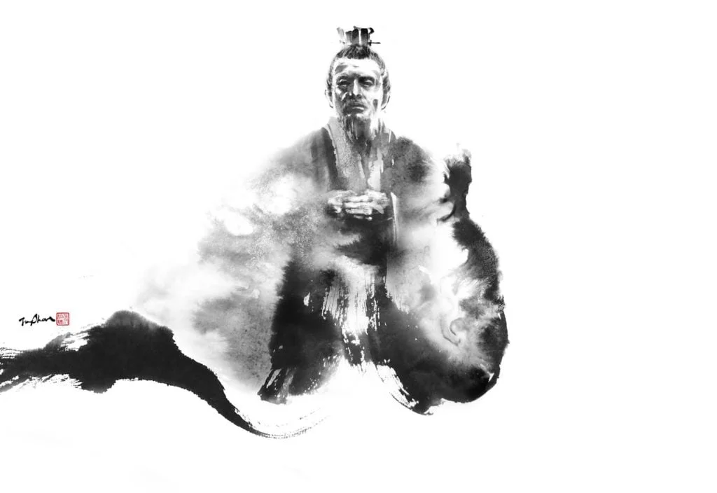 Les illustrations à l’encre par Jungshan Ink