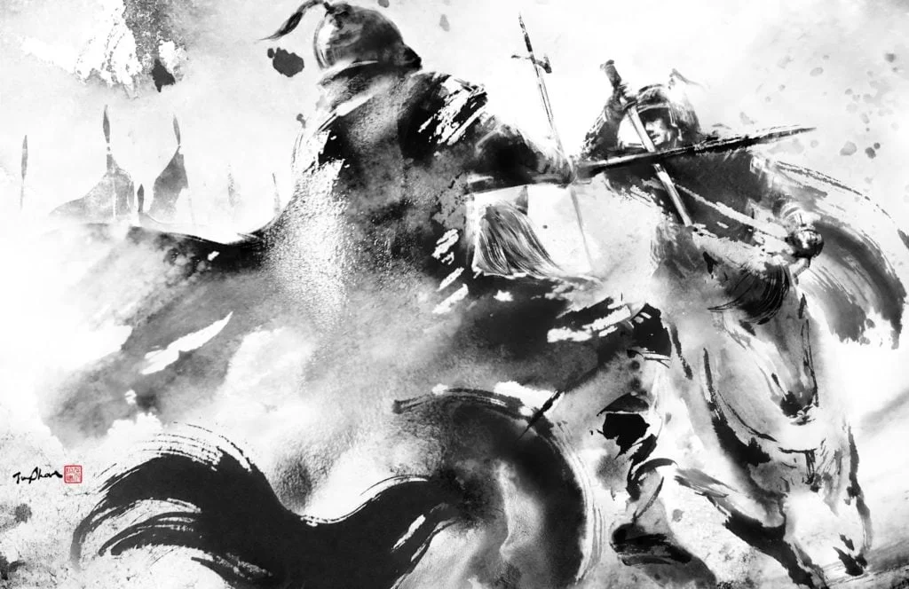 Les illustrations à l’encre par Jungshan Ink