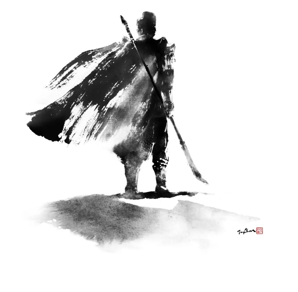 Les illustrations à l’encre par Jungshan Ink