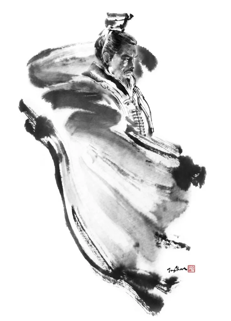 Les illustrations à l’encre par Jungshan Ink